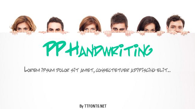 PP Handwriting example